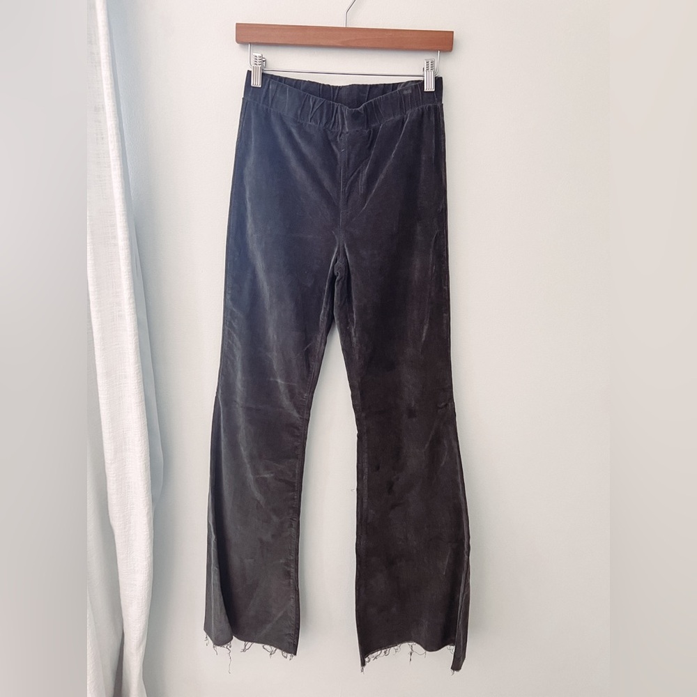 NWT Wishlist Corduroy Bell Bottoms in Charcoal